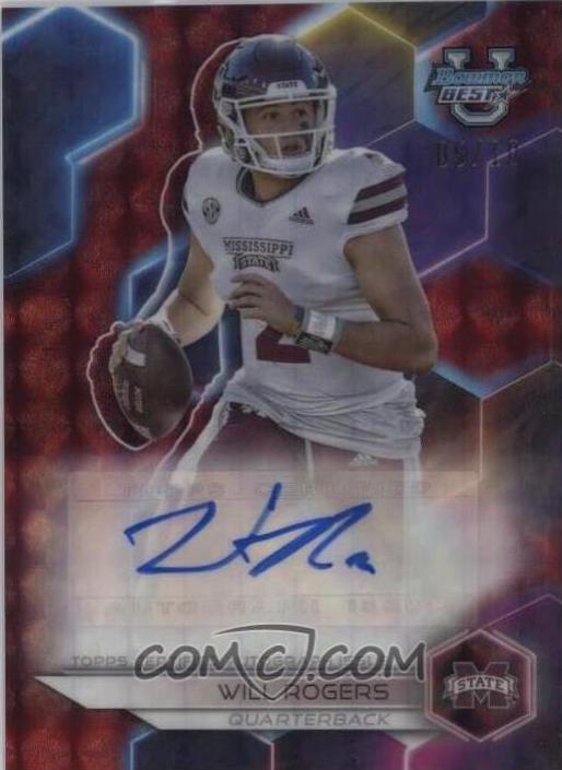 Will Rogers [Red Geometric] #BOA-WR