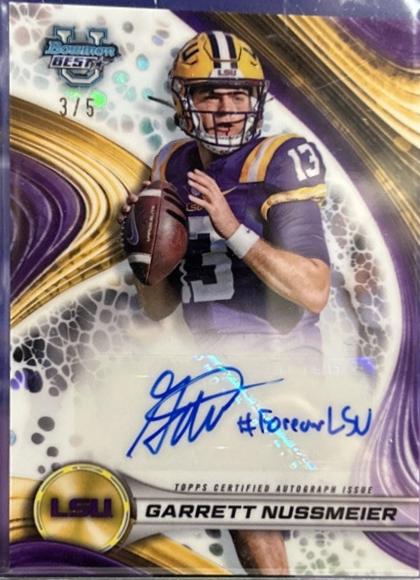 Garrett Nussmeier [White] #BOA-GN