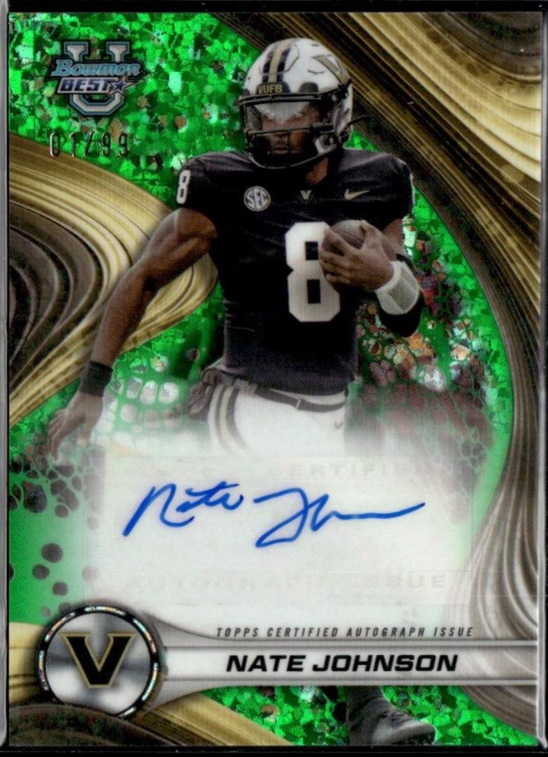 Nate Johnson [Green Mini-Diamond] #BOA-NJ
