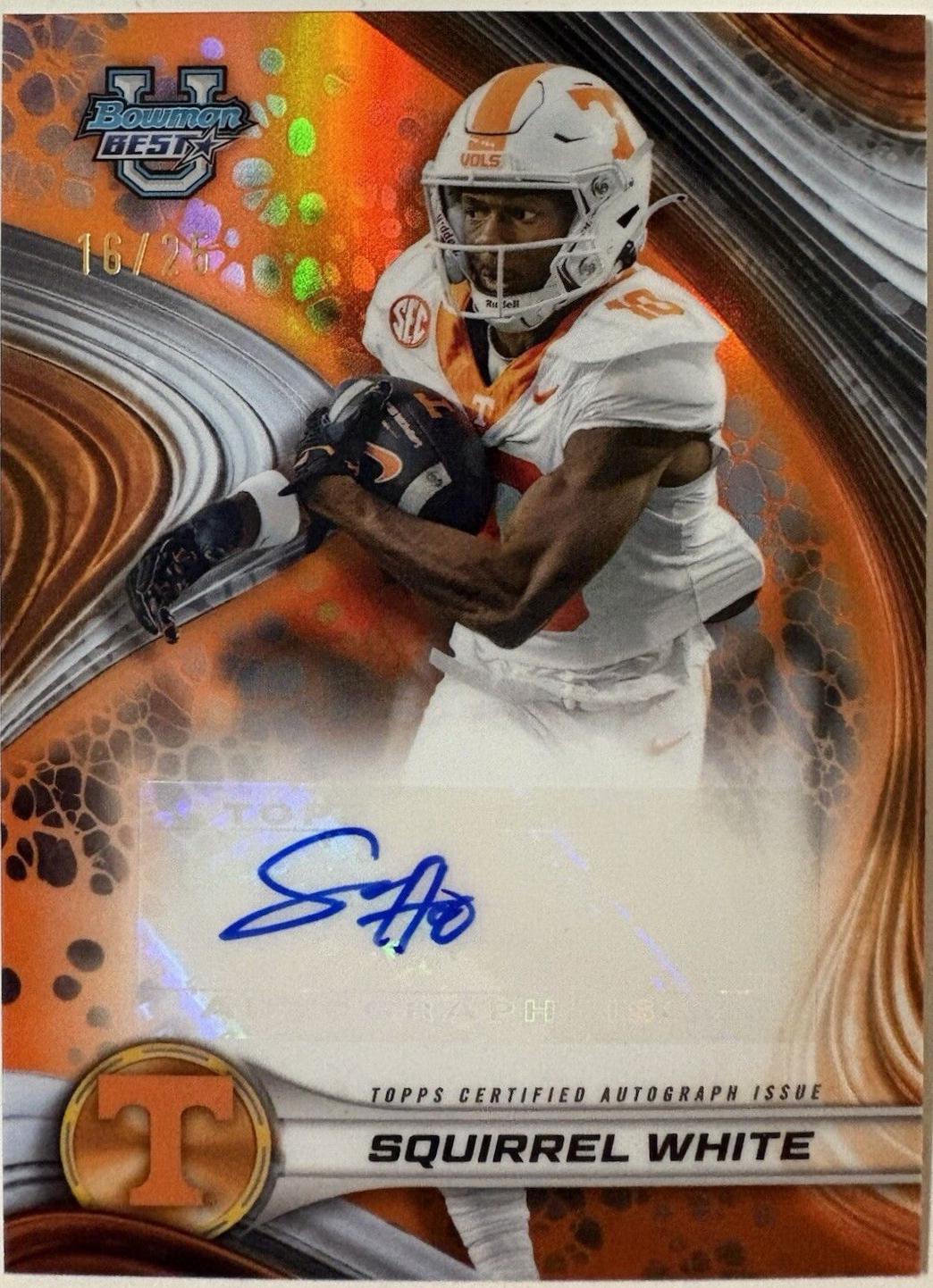 Squirrel White [Orange] #BOA-SW