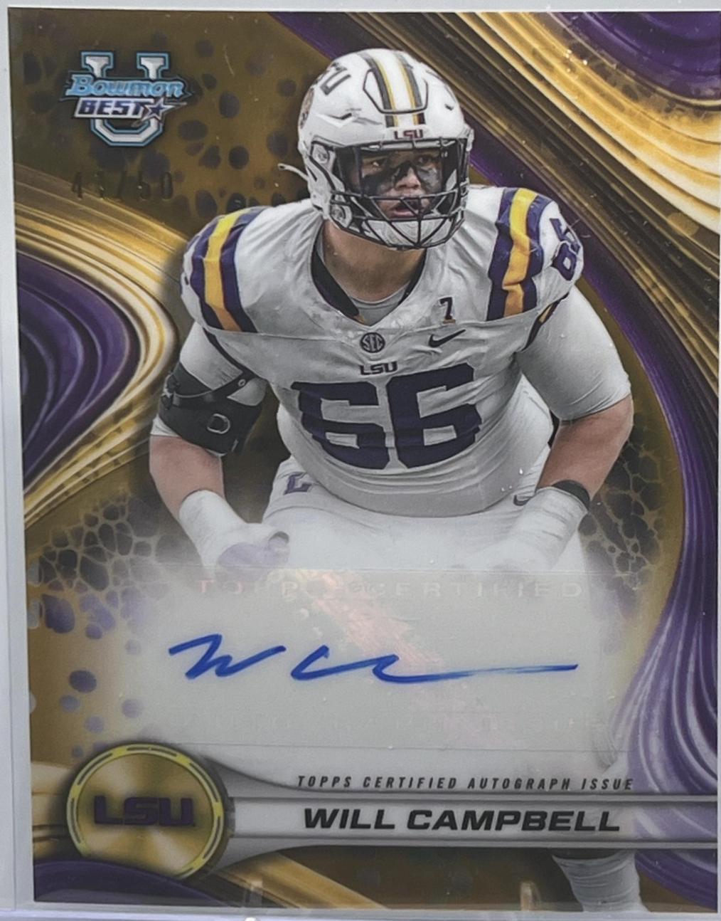Will Campbell [Gold] #BOA-WC