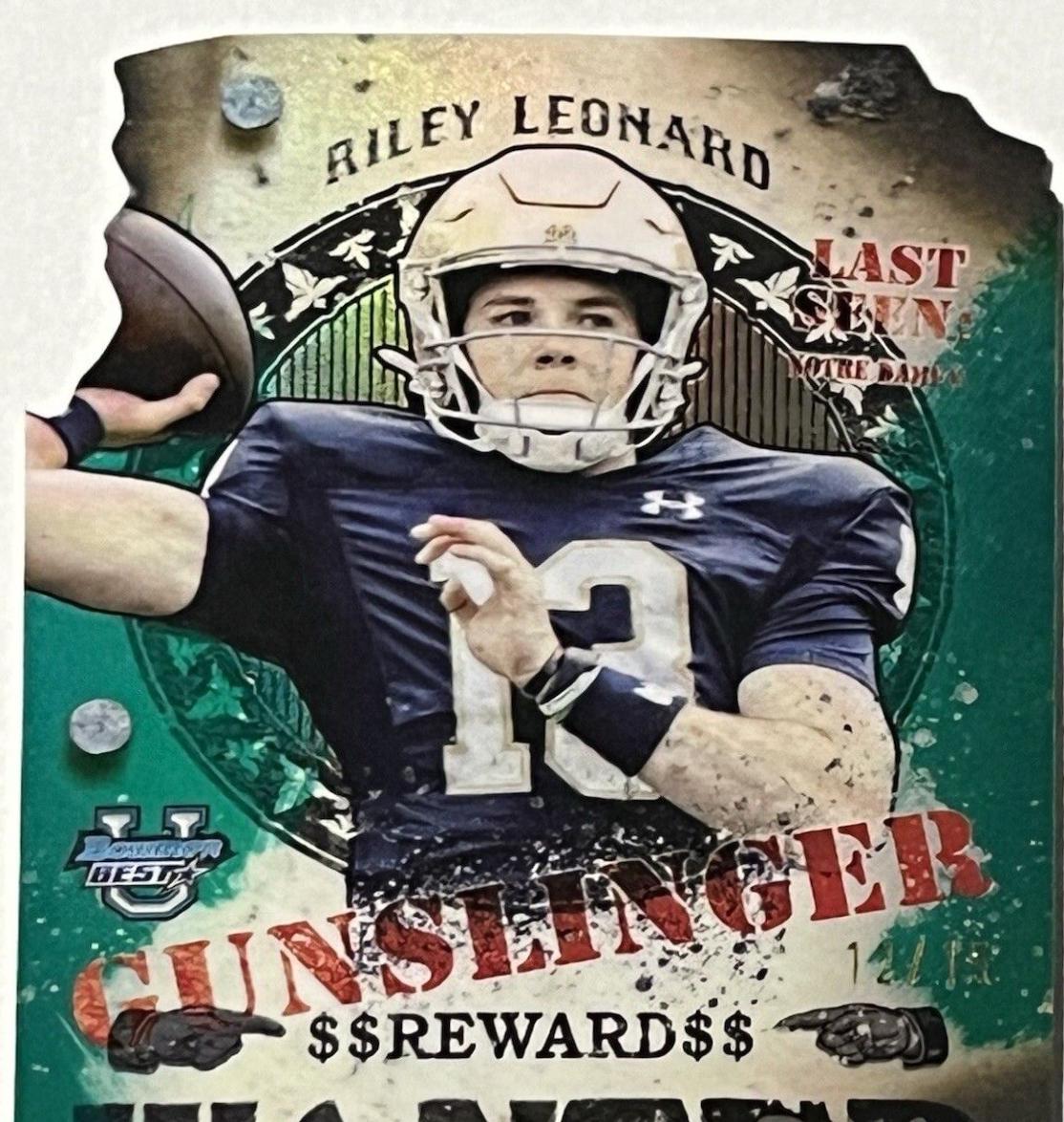 Riley Leonard [Teal Refractor] #GB-10