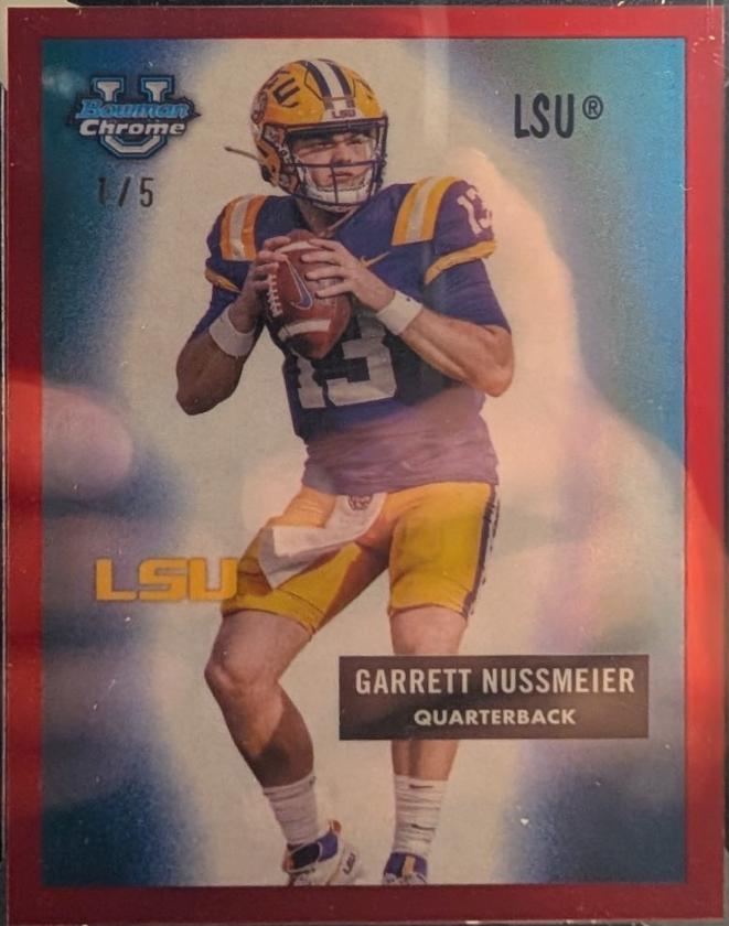 Garrett Nussmeier [Red Refractor] #55B-20