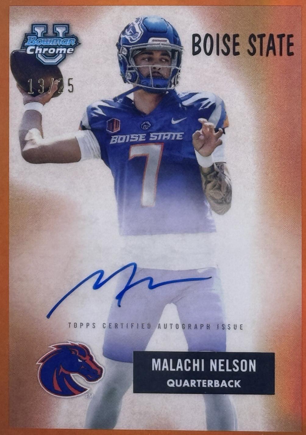 Malachi Nelson [Orange Refractor] #55BV-MN