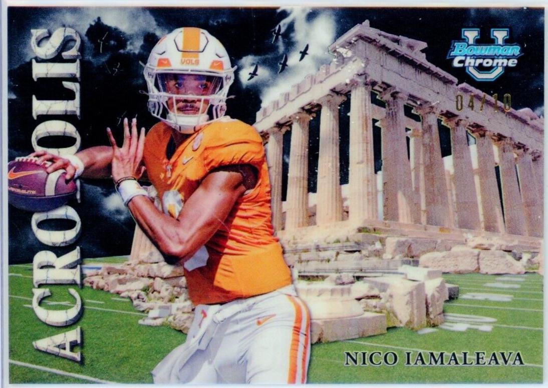 Nico Iamaleava [Black Refractor] #A-1