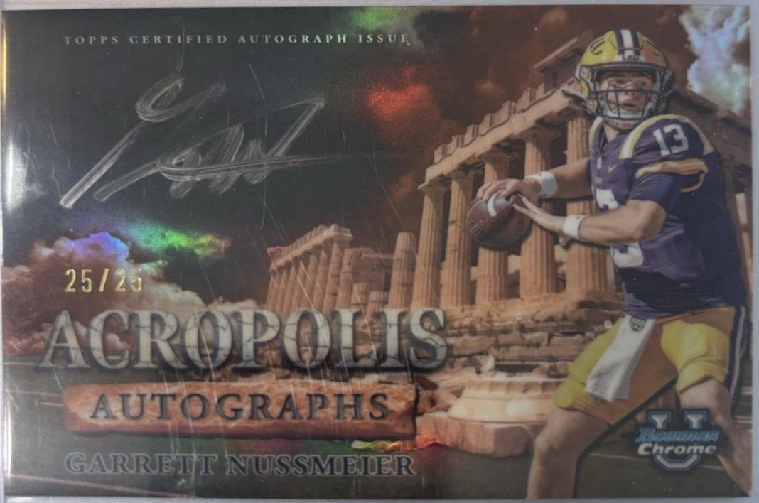Garrett Nussmeier [Orange Refractor] #AA-GN