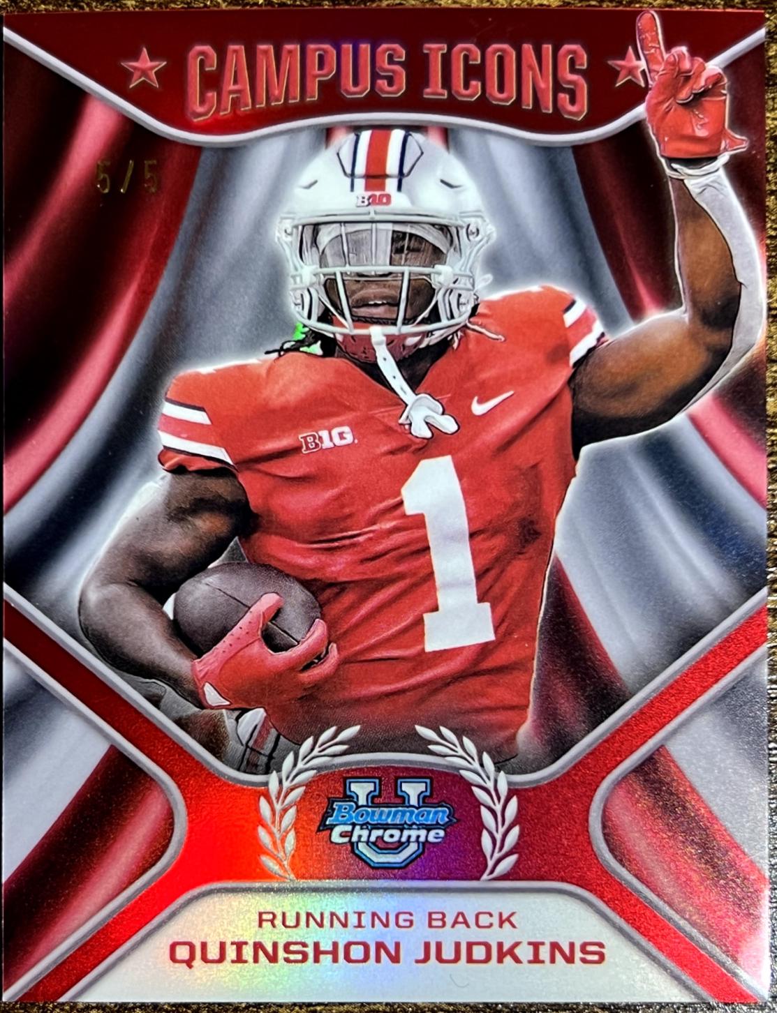 Quinshon Judkins [Red Refractor] #CI-21