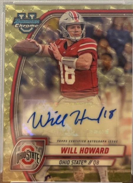 Will Howard [Superfractor Autograph] #SP-WH
