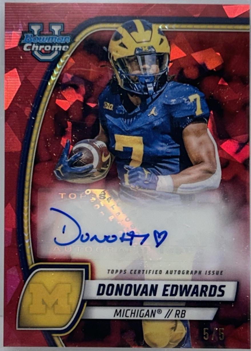 Donovan Edwards [Red] #PA-DED