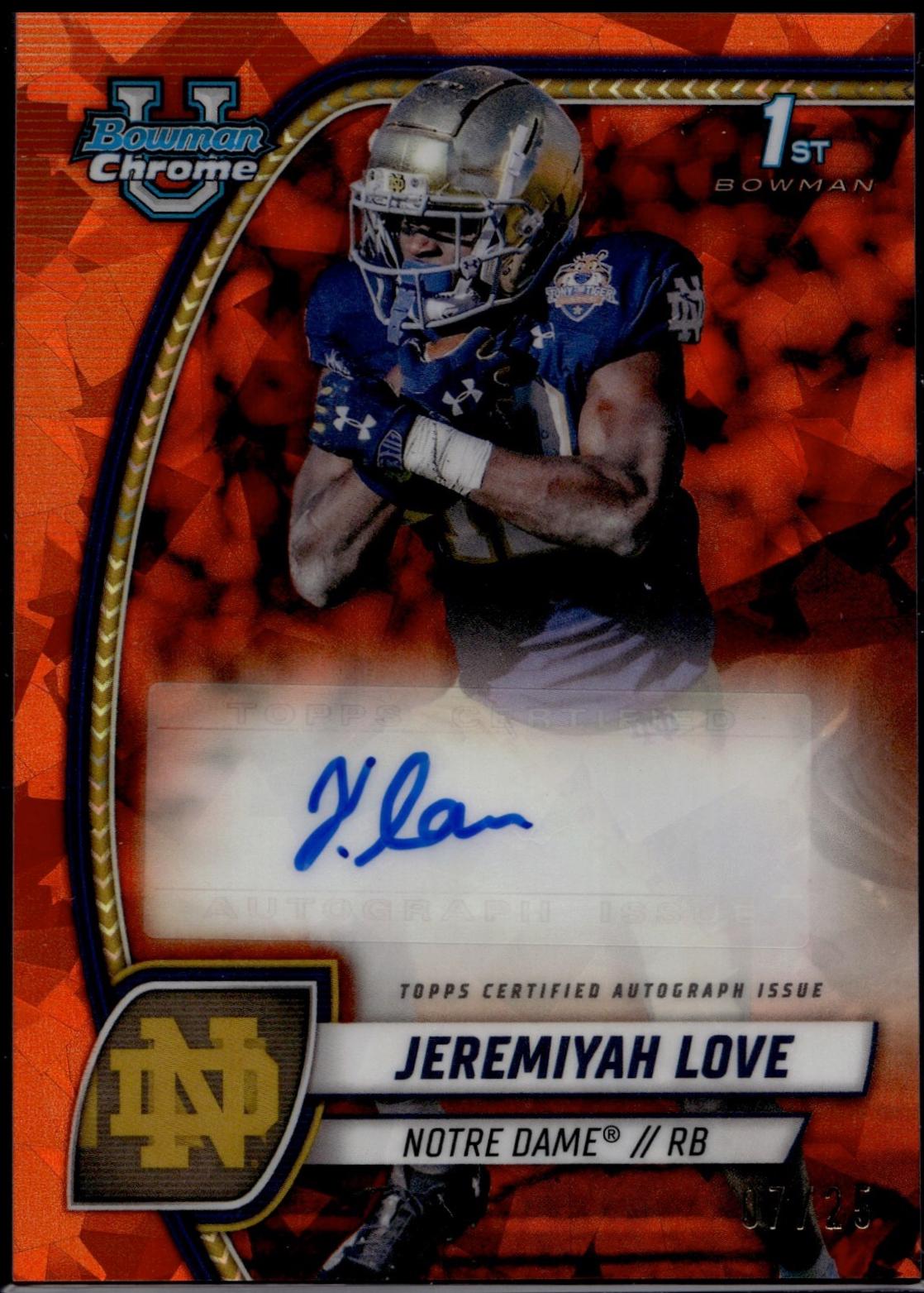 Jeremiyah Love [Orange] #PA-JLO