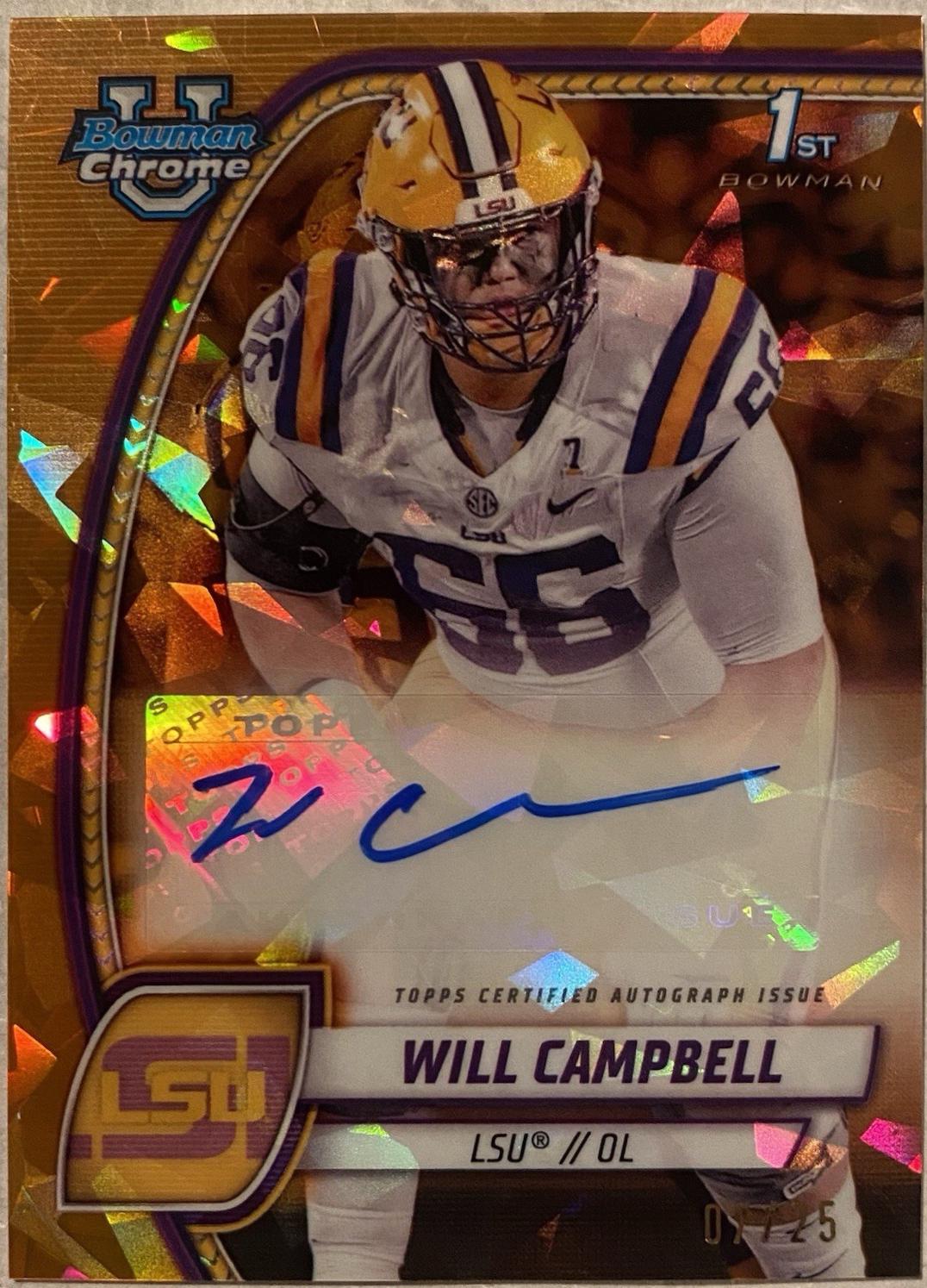 Will Campbell [Orange] #PA-WCA