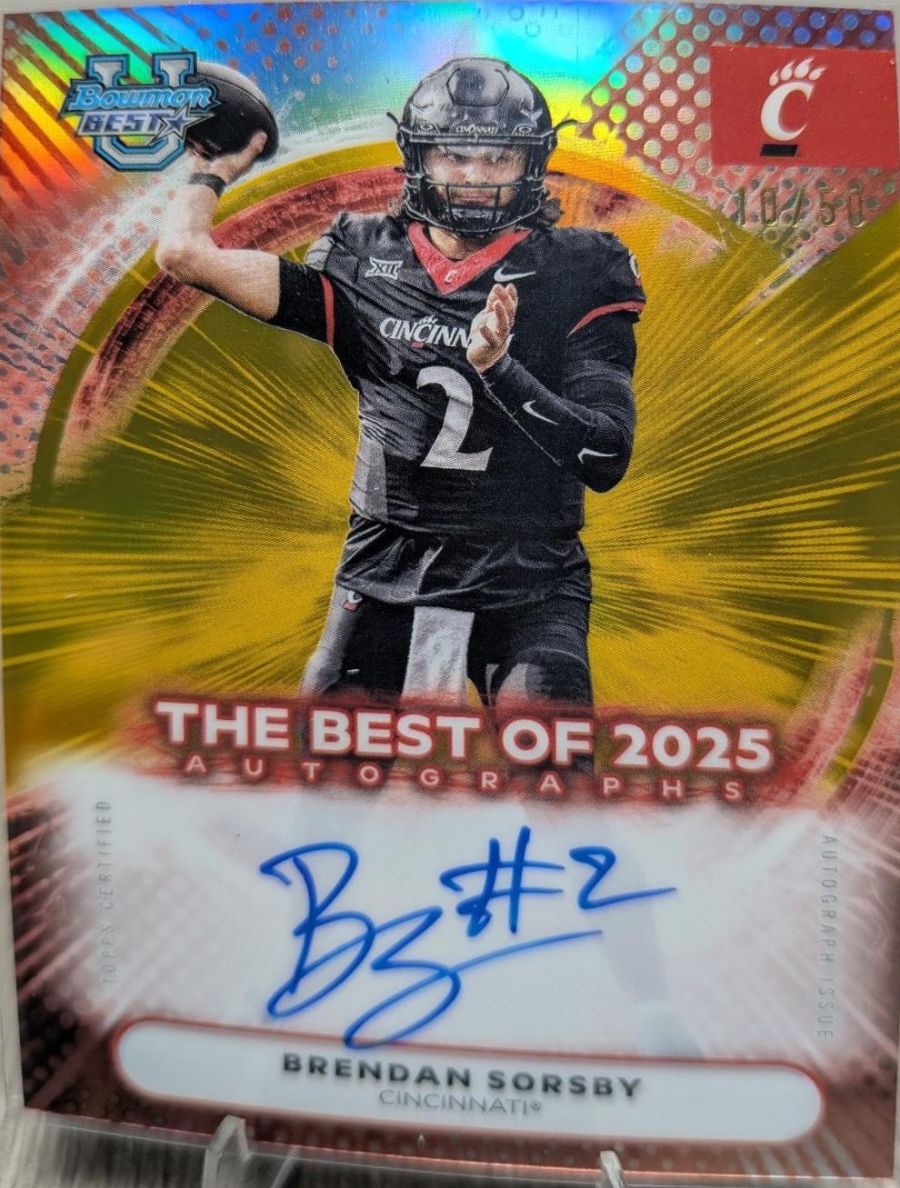 Brendan Sorsby [Gold] #BOA-BS