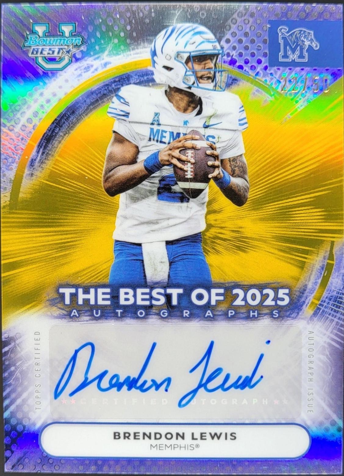 Brendon Lewis [Gold] #BOA-BLE