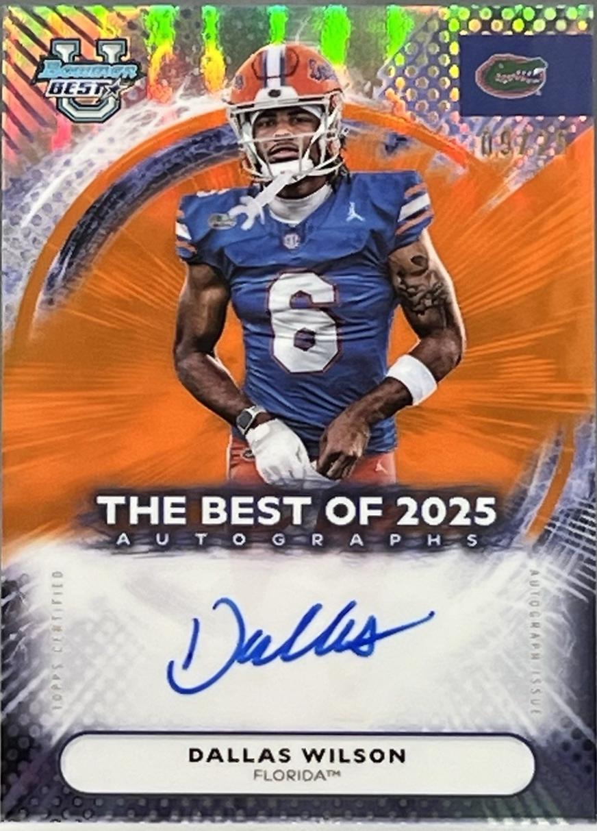 Dallas Wilson [Orange] #BOA-DW