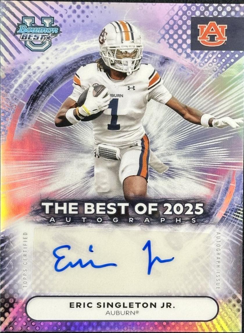 Eric Singleton Jr. #BOA-ESI