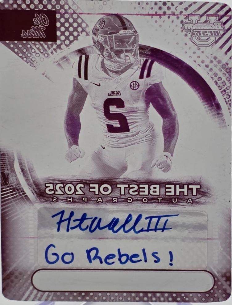 Harrison Wallace III [Printing Plate] #BOA-HWA
