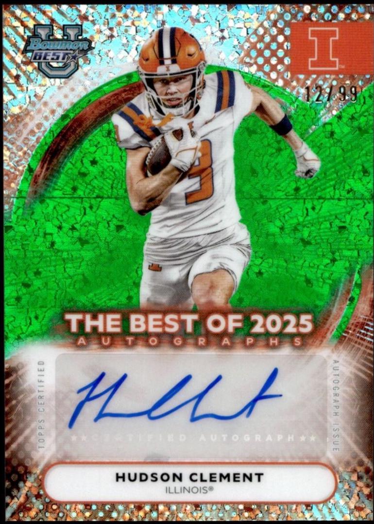 Hudson Clement [Green Mini-Diamond] #BOA-HC
