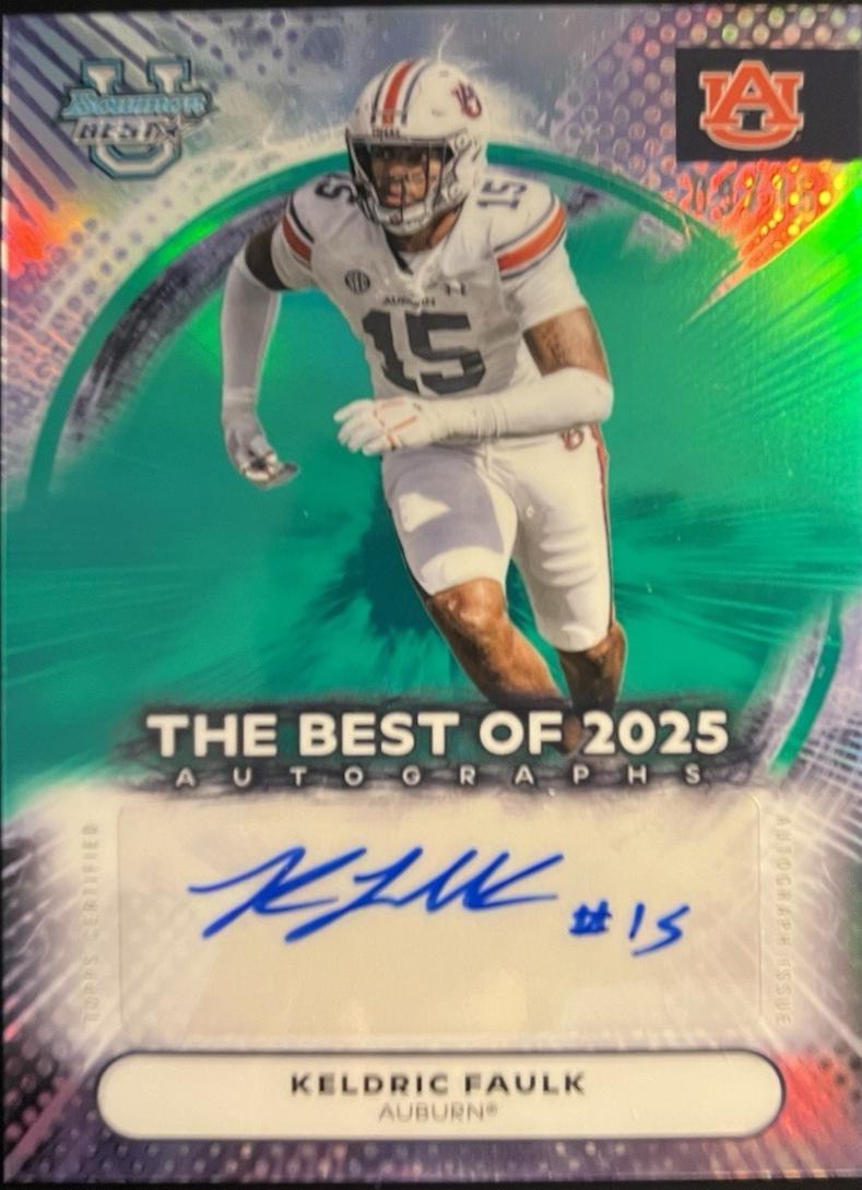 Keldric Faulk [Teal] #BOA-KFA