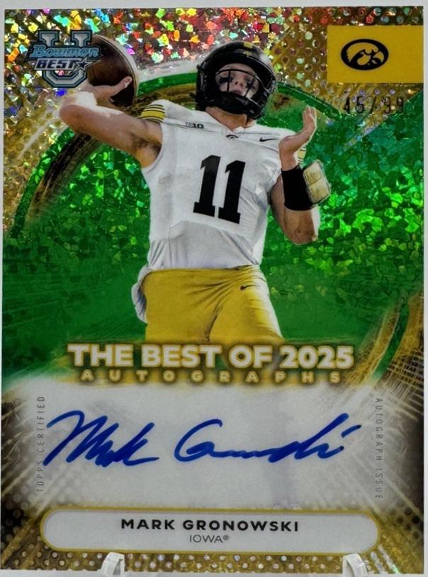 Mark Gronowski [Green Mini-Diamond] #BOA-MG