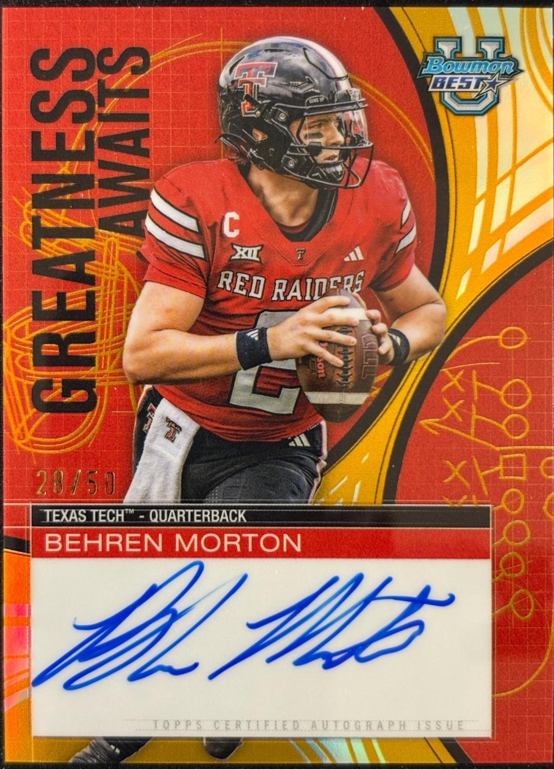 Behren Morton [Gold] #GA-BM