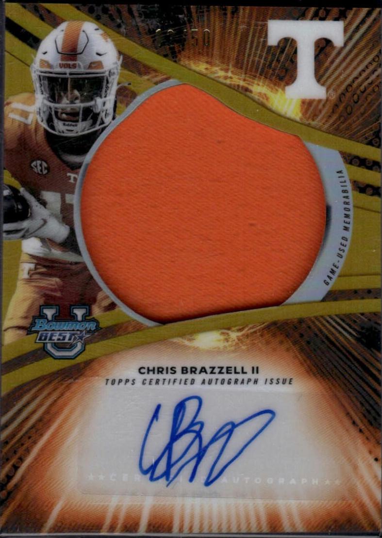 Chris Brazzell II [Gold] #JRA-CB