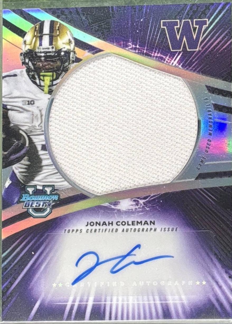 Jonah Coleman #JRA-JC