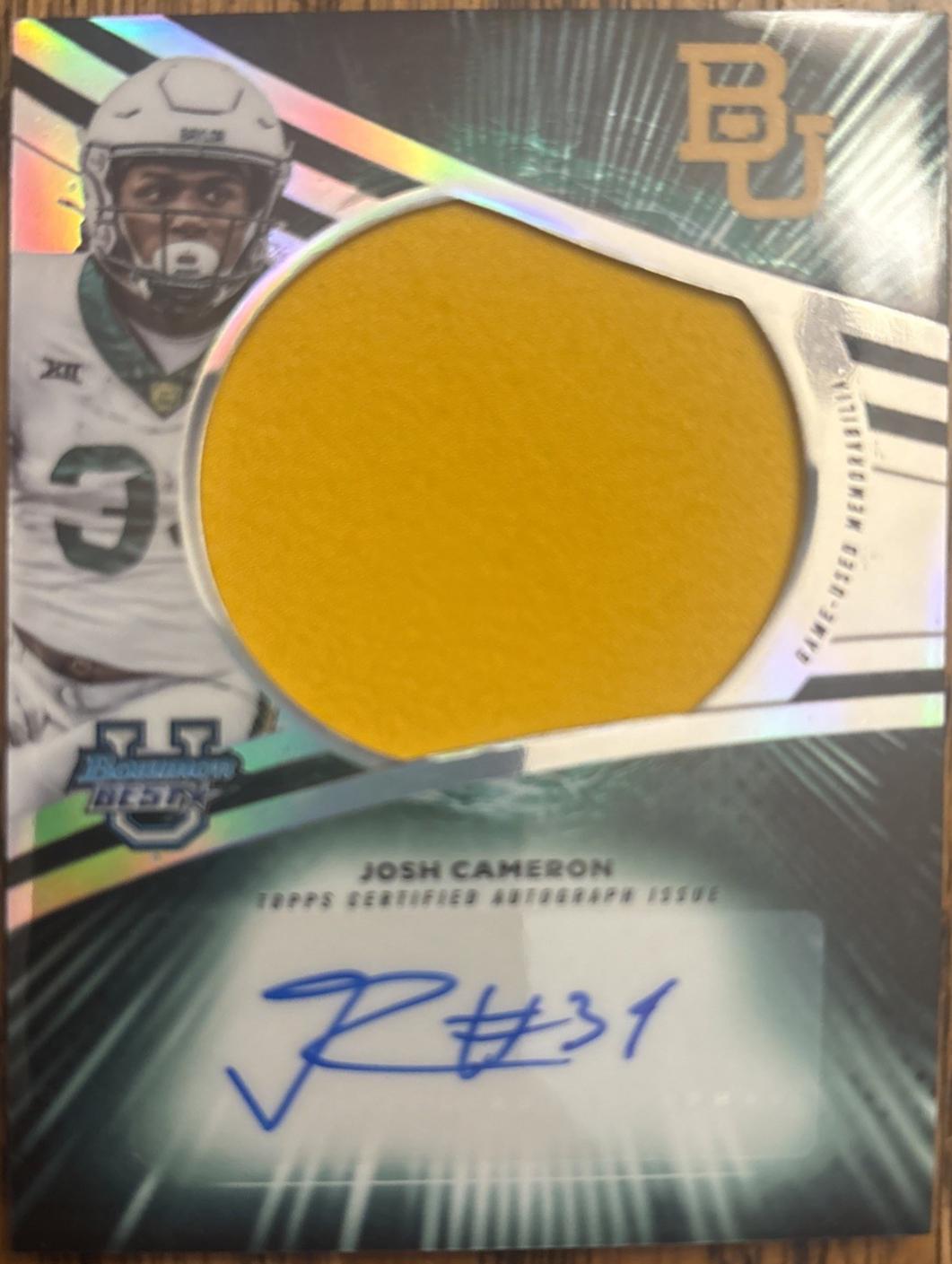Josh Cameron #JRA-JCA