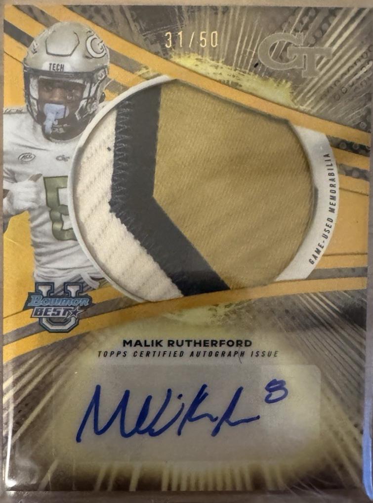 Malik Rutherford [Gold] #JRA-MR