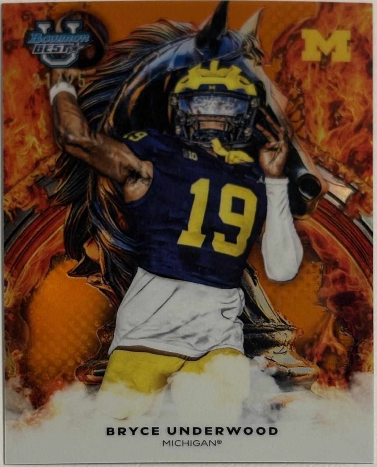 Bryce Underwood [Orange] #W-24