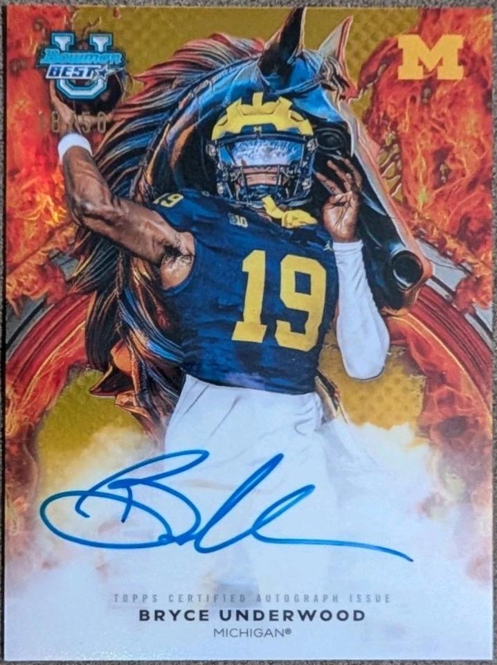 Bryce Underwood [Gold] #WA-BU