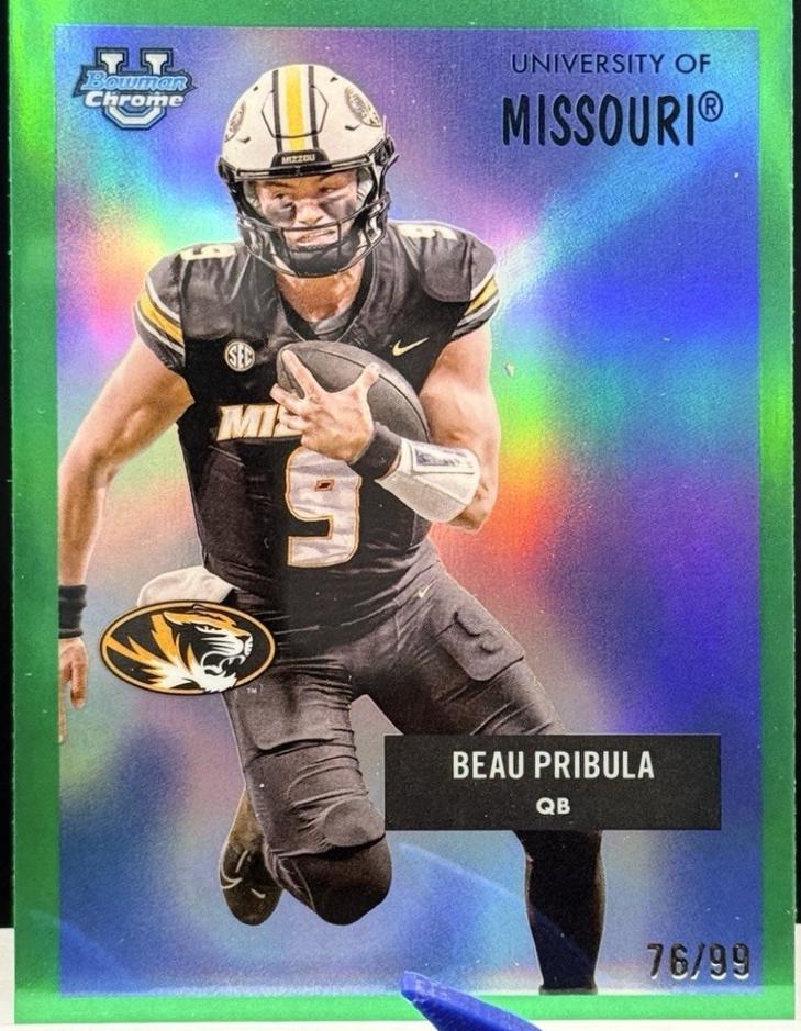 Beau Pribula [Green Refractor] #55AV-24