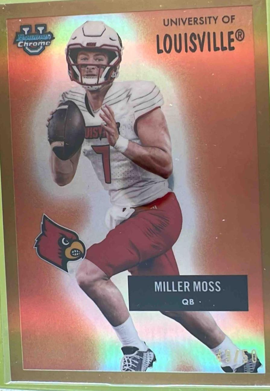 Miller Moss [Gold Refractor] #55AV-13