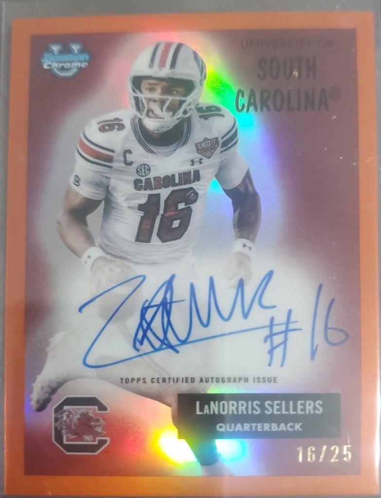 LaNorris Sellers [Orange Refractor] #55AV-LS