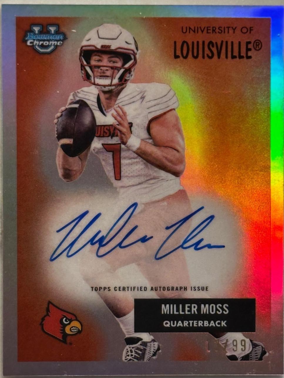 Miller Moss [Orange Refractor] #55AV-MM