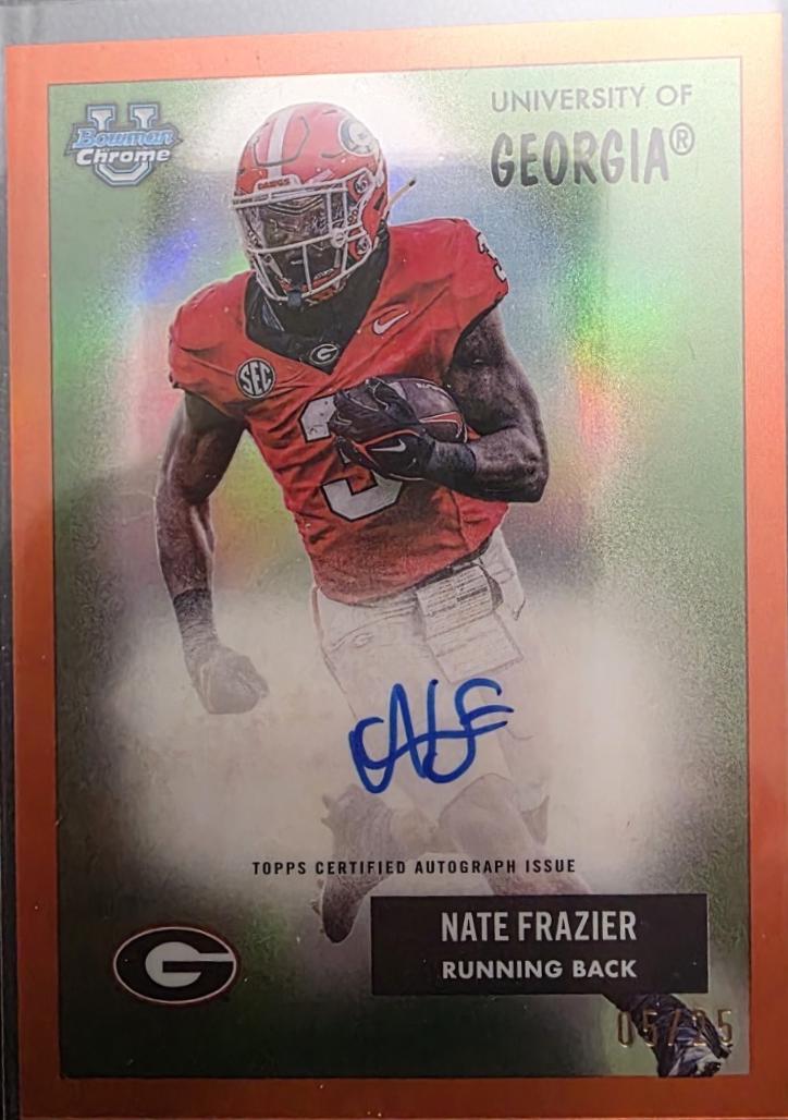 Nate Frazier [Orange Refractor] #55AV-NF
