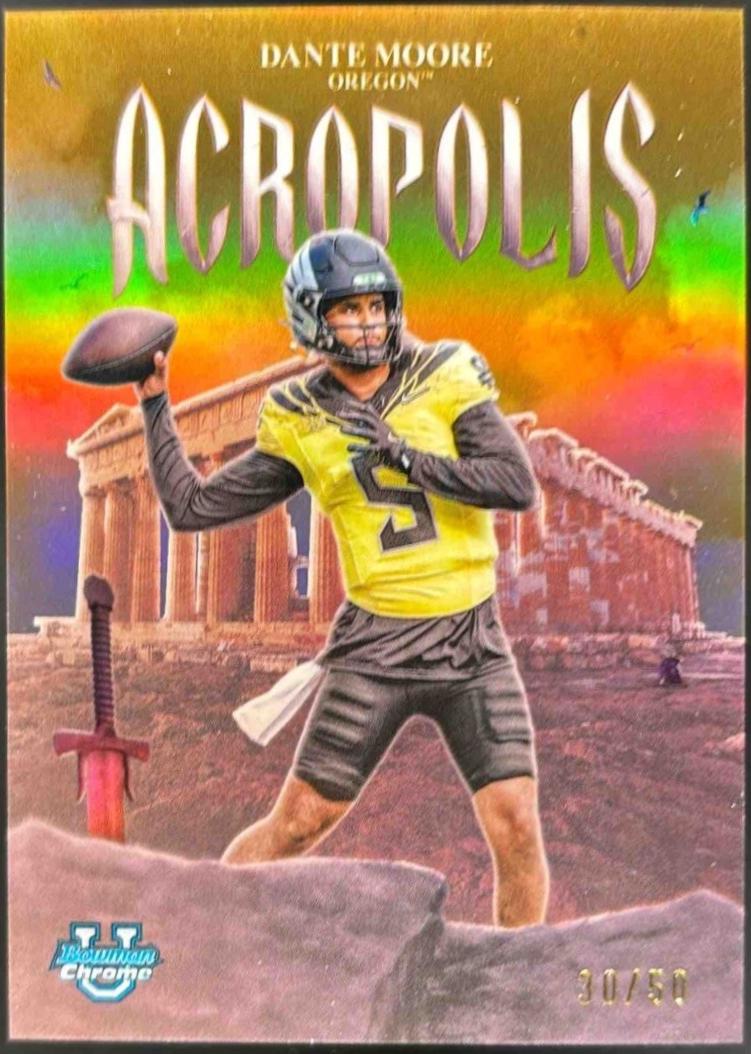 Dante Moore [Gold Refractor] #A-7