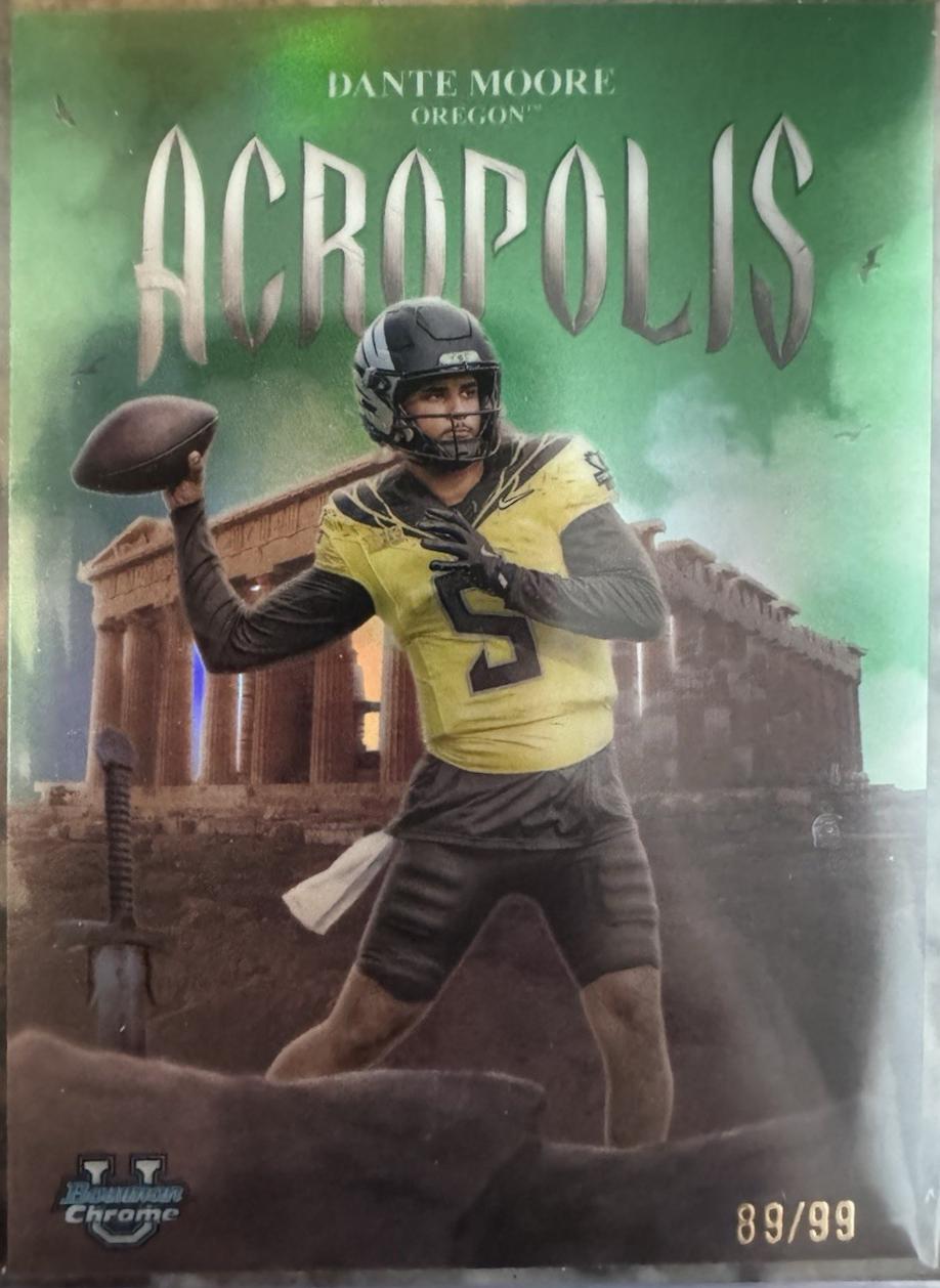 Dante Moore [Green Refractor] #A-7