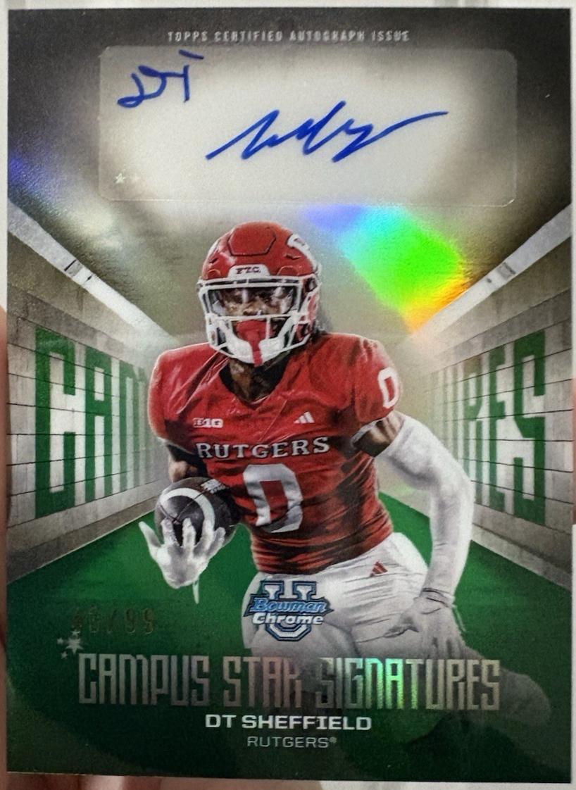DT Sheffield [Green Refractor] #CSS-DS
