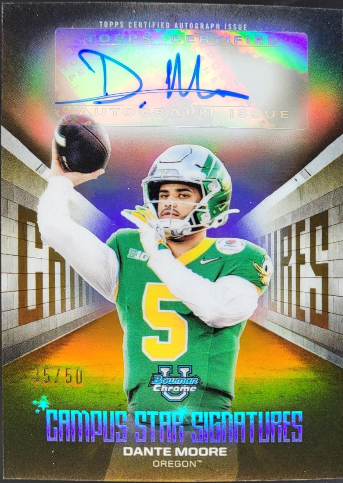 Dante Moore [Gold Refractor] #CSS-DM