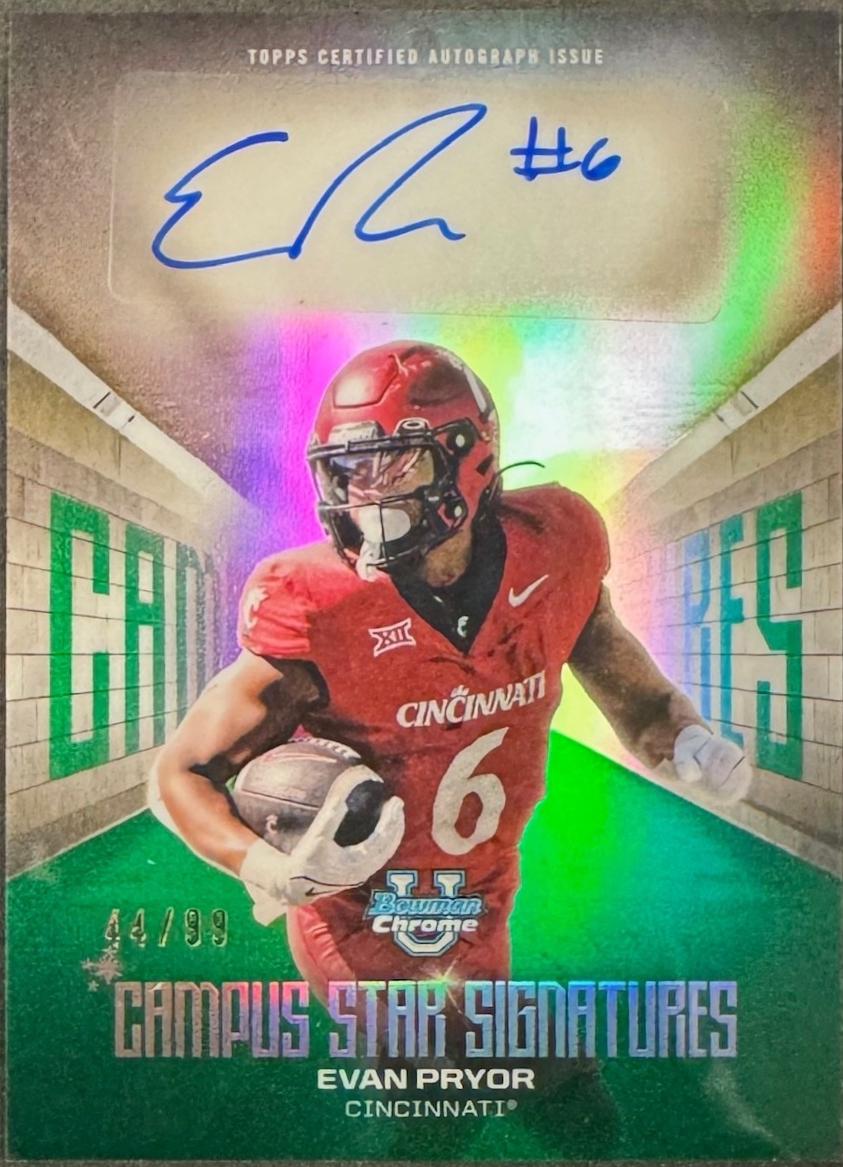 Evan Pryor [Green Refractor] #CSS-EP