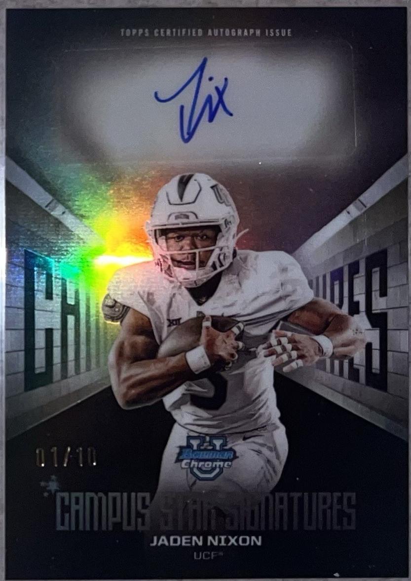 Jaden Nixon [Black Refractor] #CSS-JN