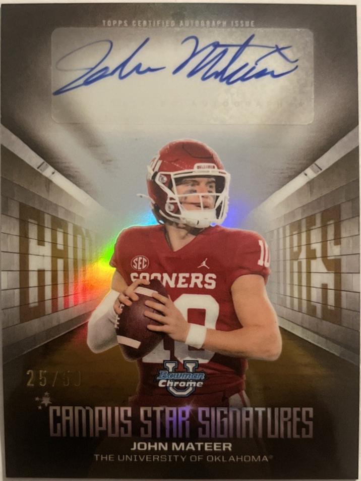 John Mateer [Gold Refractor] #CSS-JM