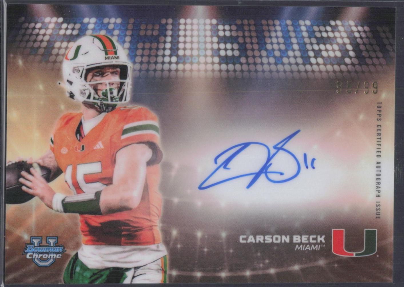 Carson Beck #CVA-CB