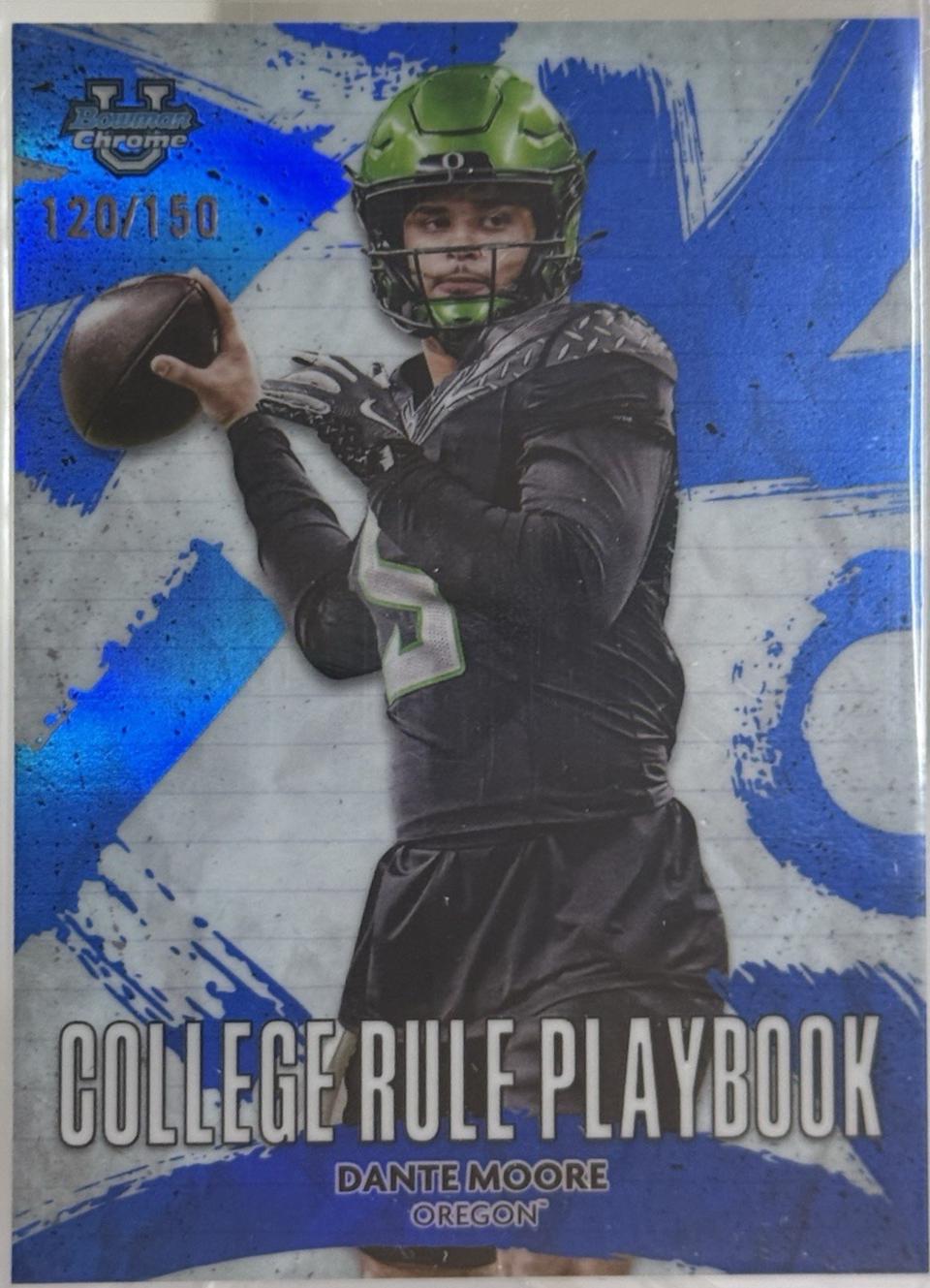 Dante Moore [Blue Refractor] #CRP-15