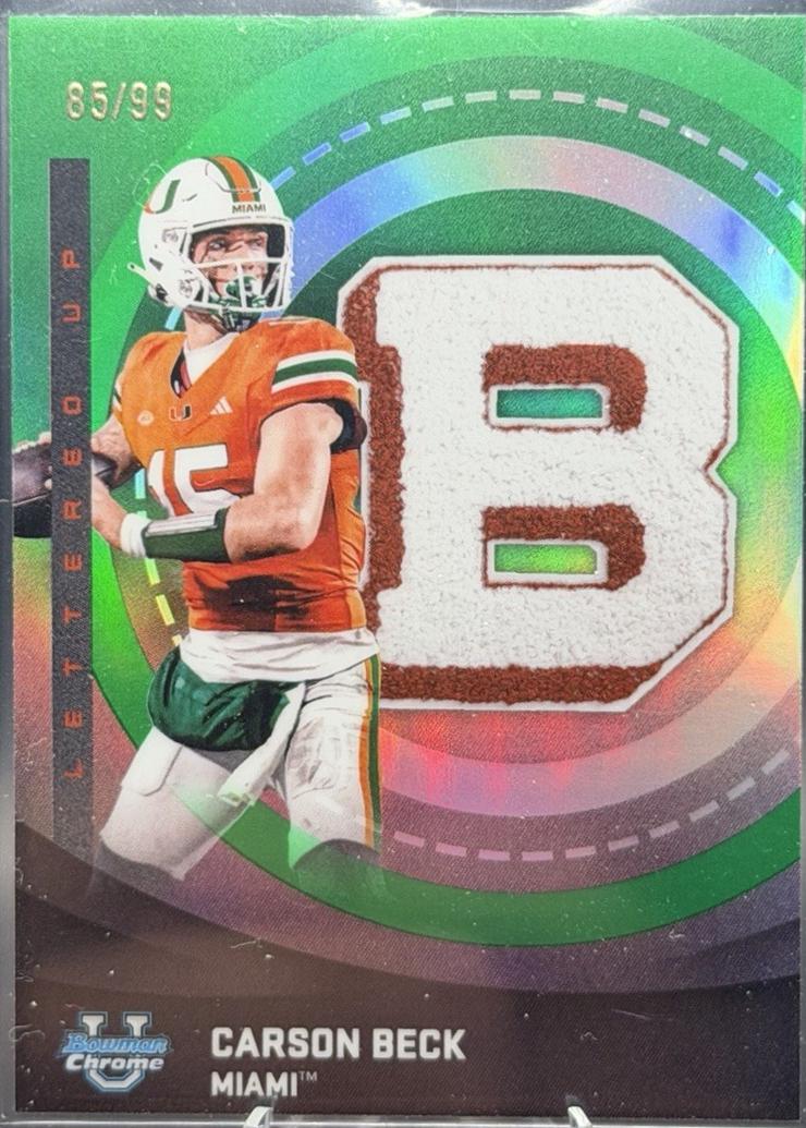 Carson Beck [Green Refractor] #LU-1