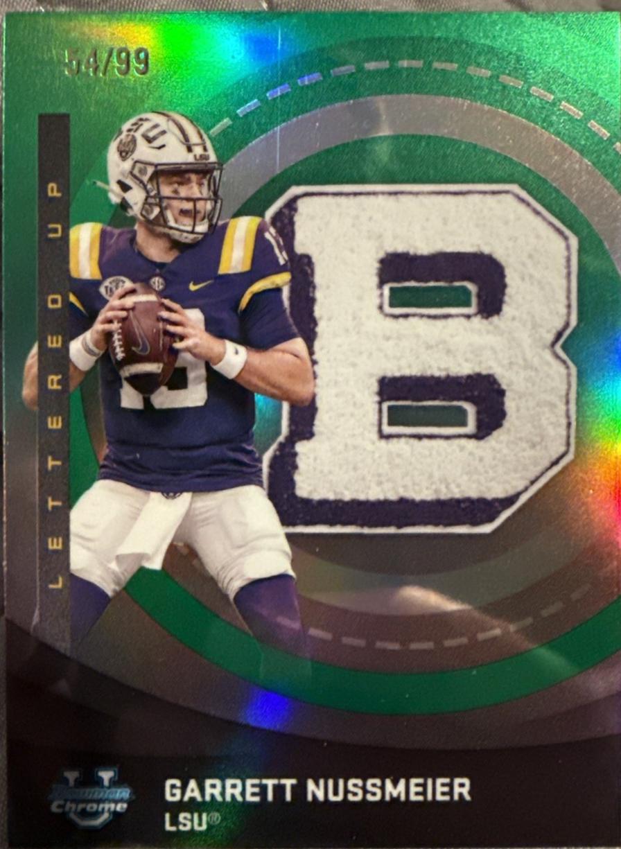 Garrett Nussmeier [Green Refractor] #LU-3