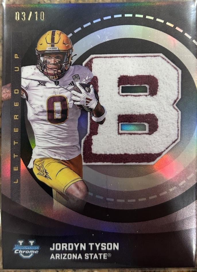 Jordyn Tyson [Black Refractor] #LU-22