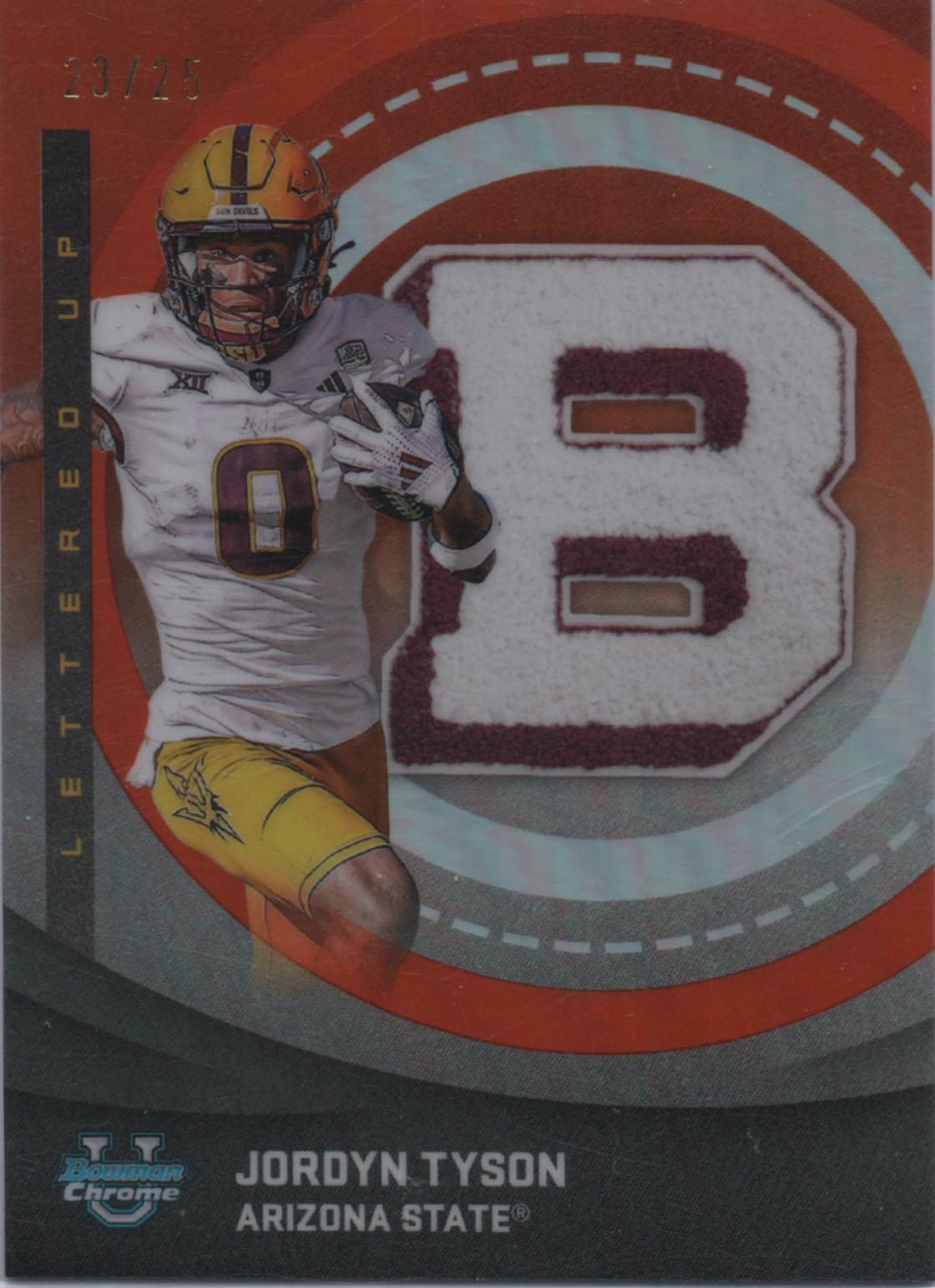 Jordyn Tyson [Orange Refractor] #LU-22