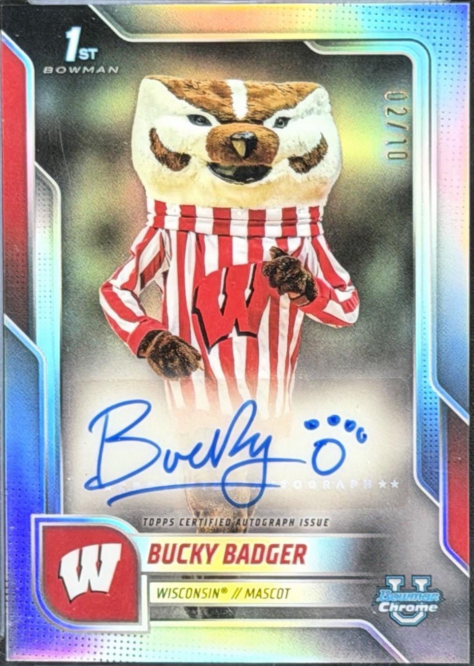 Bucky Badger [Black Refractor] #BCM-WIS