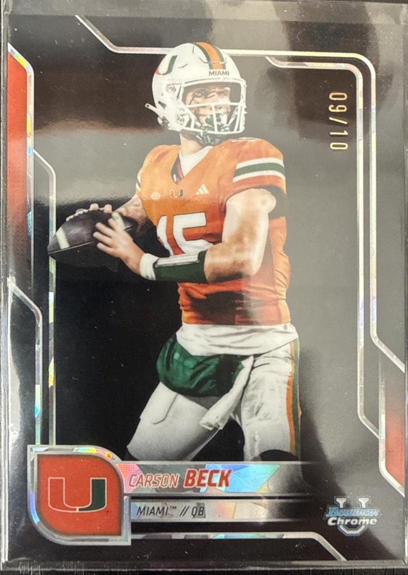 Carson Beck [Black Refractor] #PG-1